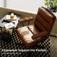 Ergonomic Rolling Chair Comfortable pad Computer Seat 360-Degree rotate