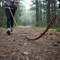 Bungee Dog Leash Waist Belt Water Bottle Holder Pet Supplies for Runners, Hikers