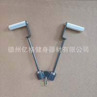 360-Degree Rotating Lat Pulldown Handle, Stainless Steel Mega Handle, High and Low Row Handle