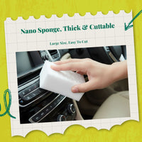 Nano Cleaning Sponge, Space-Saving Multi-Purpose Scrubber