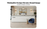Multi-Functional Modern Reception Desk Sturdy Construction Office Information Desk Easy to Clean Retail Cashier Stand Scratch Resistant for Receptionists, Cashiers, Business Owners, School, Lobby, Sales Center, Company Entrance