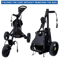 Quanjing Golf Cart Storage Bag with Closure