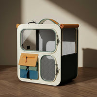 Convertible Pet Trolley Large Capacity Cat Backpack Multi-Functional Design