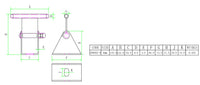 Fall Protection System Support Stainless Steel 316 Roof Horizontal Lifeline Safety Protection