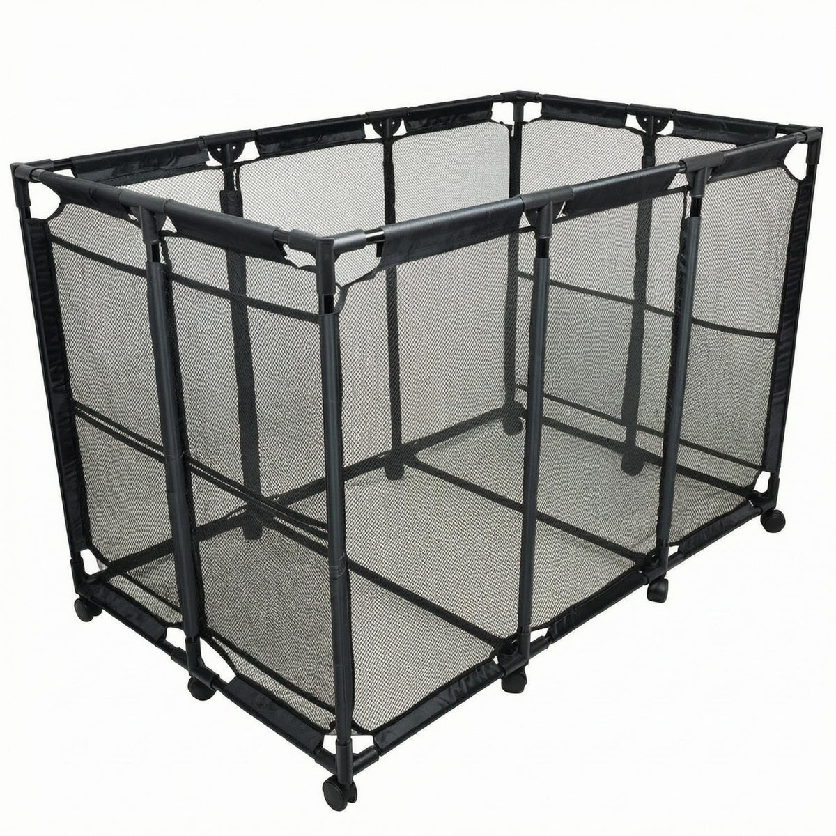 Mesh Storage Vehicle Open Top Metal Mesh Vehicle Black