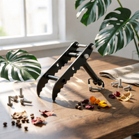 Excavator Thumb Clamp Curved Grippers Mini Excavator Thumb Clamp Construction Equipment with Hoses Steel for Under 2 Tons