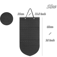 Wall-Mounted Felt Brooch Display Board with Storage Pockets