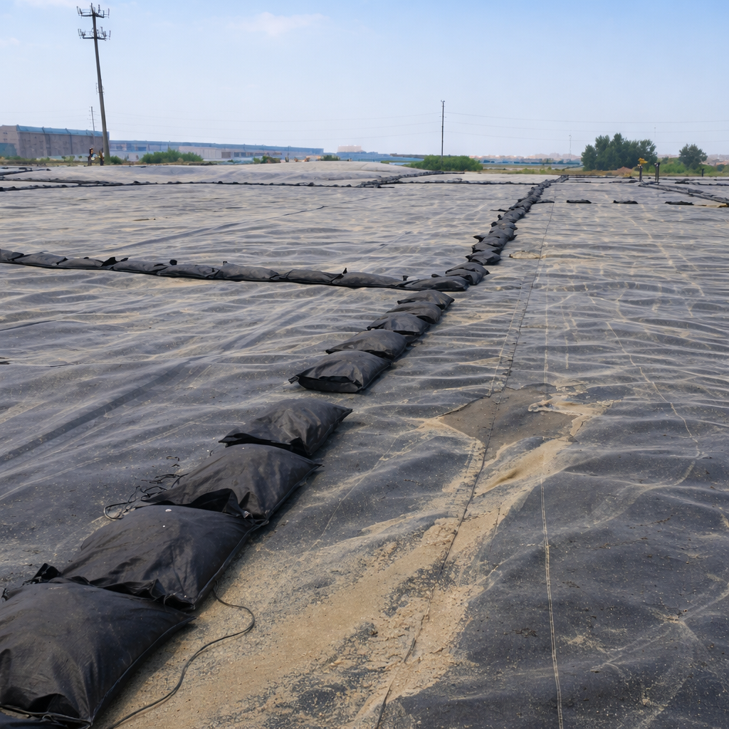 HDPE Geomembrane Pond Liner heavy duty black cuttable for Australian farmers