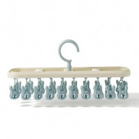 Hanging Rack with Clips Space-Saving Dehydrating Rack with Clips Sock Dryer for Rv