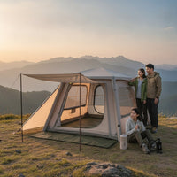 Easy-up Inflatable Tent Waterproof Air Tent Breathable Outdoor Shelter Mesh for Families