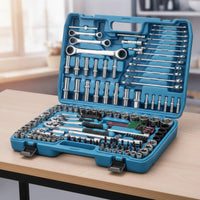 Socket Wrench Set Vanadium Alloy Steel Ratchet and Socket Set 72-Tooth Mechanics Tools Kit for Home Handypersons, Automotive Repair, Home Maintenance