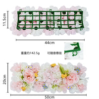 婚庆雏菊大丽花花排仿真婚庆布置户外跨境装饰品牡丹派对酒店绢花