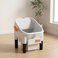 Self-Cleaning Electric Cat Litter Box Smart Automatic Litter Box Sterilizing Pet Supply Compact for Cats, Home, Apartment