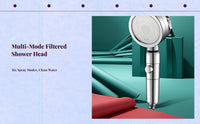 8-mode high-pressure handheld shower
