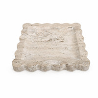 Stone Tray with Edge Carved for Tabletop, Vanity