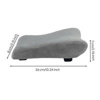 2 Pieces Chair Armrest Heightening Pad Cooling Gel Memory Foam Armrest Pad