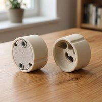 Bulb Holder for Ceramic Lamp and GU10-Style Lamp Holder, Wire-in Lamp Holder with Lead for DIY Lighting, Single Pack