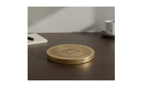 Rotatable Bagua Luopan Portable Brass Feng Shui Compass Traditional Chinese Design Bagua Compass Disc Gift Ready for Travel