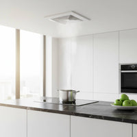 Quiet Ceiling Exhaust Fan Strong Suction Ceiling Vent Fan Pipe Connected Home Appliance High Air Circulation for Kitchen