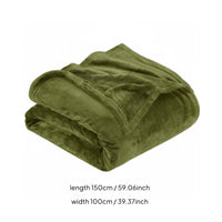 Flannel Blanket Warm Soft Fleece Throw All Season Lightweight  Throw for Couch