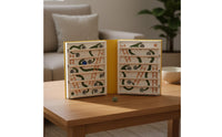 Built-in Dice Storage 3D Snakes and Ladders Game for Families