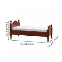 1:12 Scale Bed Classic Design for Dollhouse Collectors