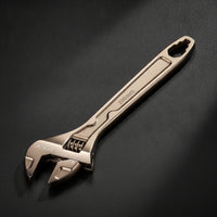 Adjustable Wrench Carbon Steel Wrench with Scale Versatile Adjustable Spanner for Plumbers, Mechanics, Household Maintenance, Plumbing
