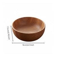 Wooden Bowl Food Safe Japanese Aesthetic Wooden Bowl Set Lightweight