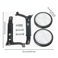 Auxiliary Cycle Wheels Steel Cycle Training Wheels Beginner Friendly Rear Wheel Training Stabilizers for Beginners