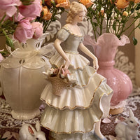 European Style White Porcelain Figurine Home Decor