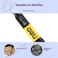 S2 steel hex bits for electric screwdrivers