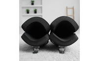 2 Pieces Back Pain Relief Inversion Boots Thick Foam Padding Inversion Boots Spinal Relief Fitness Equipment Secure Locking Mechanism for Home Gym