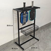 Pickleball Racket Storage Rack with Customizable Logo