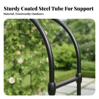 Climbing Plant Arch Weather-Resistant Garden Arbor Good Load-Bearing Easy Assembly for DIY Hobbyists, Partners, Walkway, Patio