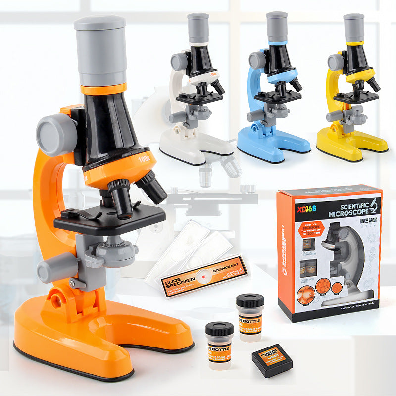 Upgraded Children's Microscope Toy Science Experiment Set for Students