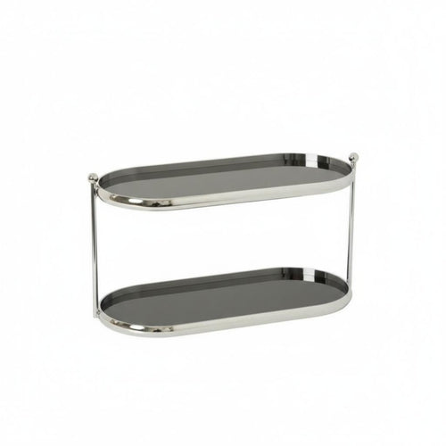 Tiered Acrylic Organizer Light Luxury Design 2-Tier counter spaceSaving for Women