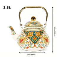 Enamel Tea Kettle Easy to Clean Stovetop Enamel Kettle
