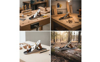 Manual Bench Plane Heavy-Duty Smoothing Plane Sharp Tool Precision for Woodworkers, Carpenters, Hobbyists, Woodworking, Furniture Making, Workshop