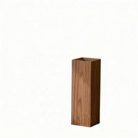 Wooden Umbrella Stand Tall Household Storage Open-Top for Indoor Areas