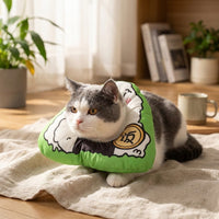 Soft Dog Cone, Inflatable Donut with Drawstring, Adjustable Pet Cat Cone to Prevent Licking After Surgery