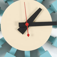 Windmill Wall Timepiece Non-Ticking Timepiece Battery Operated for Living Room