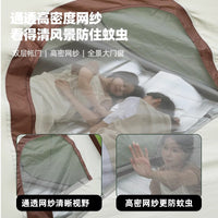 户外帐篷天幕旅行折叠便携防水防蚊防水大空间速开帐篷轻便批发