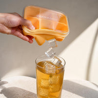 Food-Grade Silicone Ice Cube Tray with Soft Bottom for Easy Release, Refrigerator Ice Maker Mold