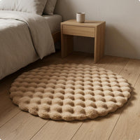 Faux Rug Thick Pile Home Textile Cushioned for Living Room