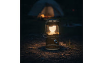 Rechargeable Lantern with Solar Panel Compact Emergency Lantern Hand-Crank Light for Travelers