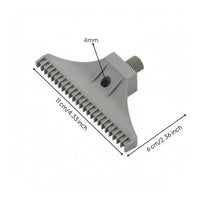 Long-Lasting ABS Plastic Duckbill Air Nozzle High Force Airflow Flat Jet Blower Nozzle Easy Installation for Product Cooling