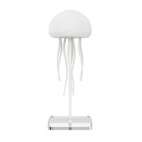 Voice Control Jellyfish Lamp USB Powered Jellyfish Lamp Dimmable for Bedside