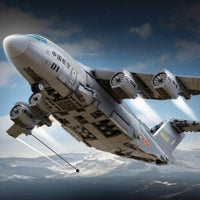 Y-20 Large Transport Aircraft Building Block Model, Aviation Collectible Toy, Educational Gift