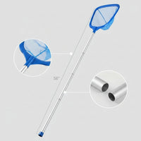Pool Skimmer Net with Pole Fine Mesh Pool Skimmer with Pole Adjustable for Spas