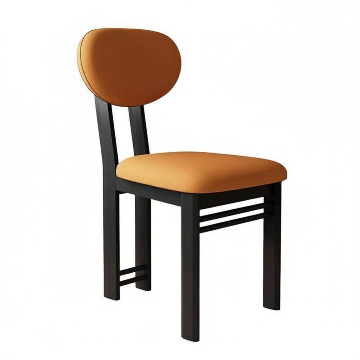 Upholstered Wooden Dining Chair Padded Seat and rear for Interior Designers
